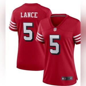 Women’s Nike Trey Lance Scarlet San Francisco 49ers Alternate Game Jersey Size:M